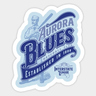 Aurora Blues Sticker